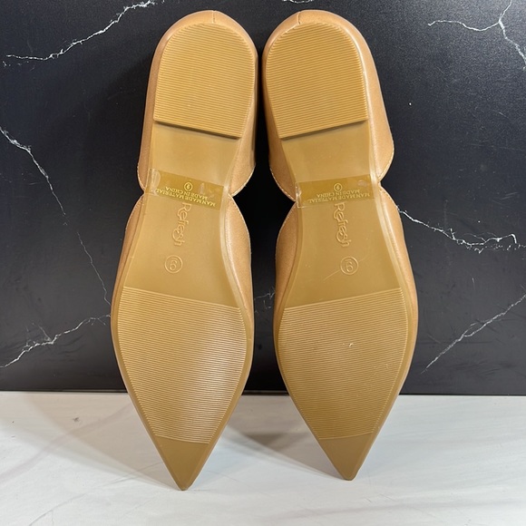 Refresh Hedy-01 Pointed Toe Ballet Flat Brown sz 9 - Picture 7 of 8
